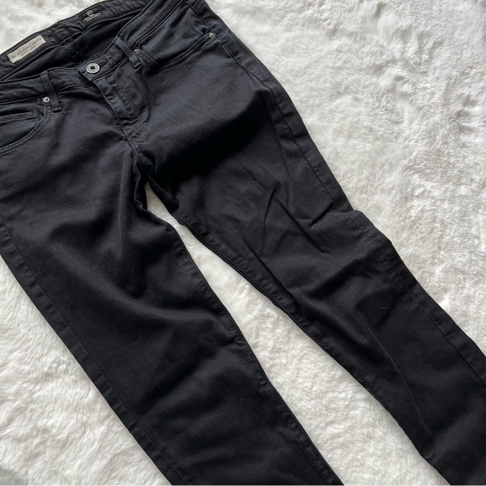 AG | Black skinny jeans, low rise
